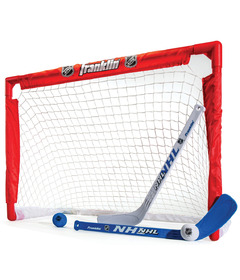 Franklin Sports NHL Mini Hockey Goal, Stick and Ball Set