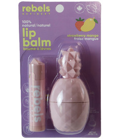 Rebels Refinery Pink Pineapple Lip Balm Strawberry Mango