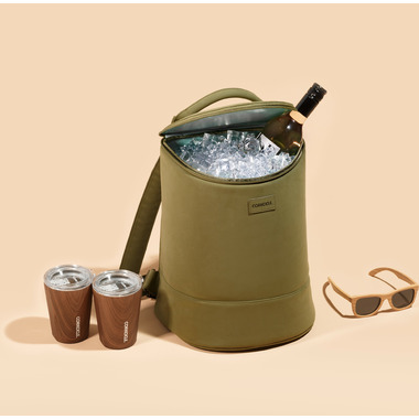 corkcicle eola bucket bag cooler stores