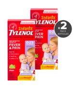 Tylenol Infants' Acetaminophen Suspension Concentrated Drops Bundle