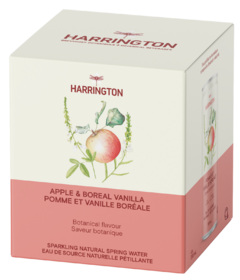 Harrington Sparkling Natural Spring Water Apple & Boreal Vanilla 