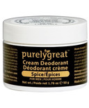 PurelyGreat Cream Deodorant for Men Spice
