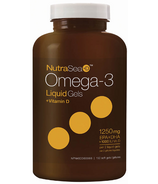 NutraSea+D Gel liquide d'oméga-3 avec vitamine D 