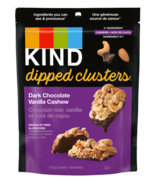 KIND Dipped Clusters Chocolat noir Vanille Noix de cajou