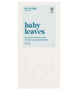 ATTITUDE Baby Leaves 2 en 1 Shampooing & Gel douche Lait d'amande Recharge