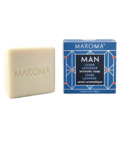 Maroma Men Aromatic Face & Body Soap Cedar Lavender