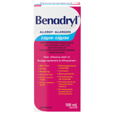 Buy Benadryl Allergy Liquid Elixir at Well.ca | Free Shipping $35+ in