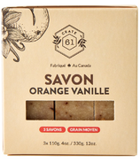 Savon à la vanille et à l'orange de Crate 61 Organics