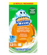 Scrubbing Bubbles Toilet Fresh Brush Flushable Refills Citrus