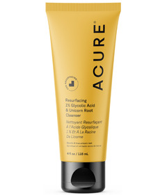 Acure Resurfacing 1% Glycolic Acid & Unicorn Root Cleanser
