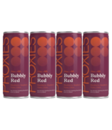 Proxies Bubbly Red Non-Alcoholic Bright and Juicy Can Bundle