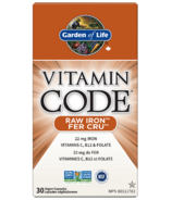 Garden of Life Vitamin Code fer cru
