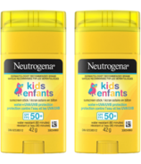 Neutrogena Travel Size Kids Sunscreen Stick SPF 50+ Bundle