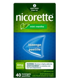 Nicorette 4mg Nicotine Replacement Lozenges Mint