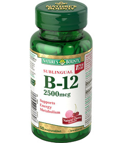 Nature's Bounty Vitamin B-12 2500mcg