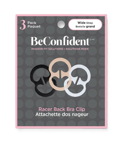 BeConfident Racer Back Bra Clips Wide Multicolour