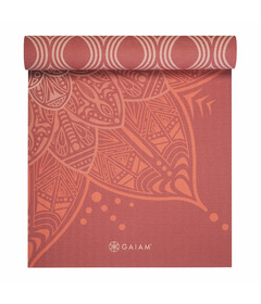 GAIAM 6mm Printed Reversible Yoga Mat Changing Petals
