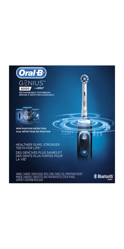 Buy Oral-B Genius 8000 Electric Rechargeable Toothbrush Powered by