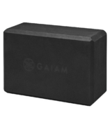 GAIAM Foam Yoga Block Noir