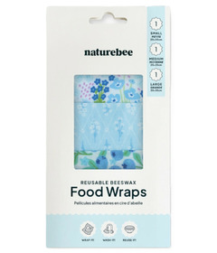 Nature Bee Variety Beeswax Wraps Blue Set