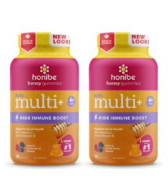 Honibe Complete Kids Multi+ Immune Boost Gummies Bundle