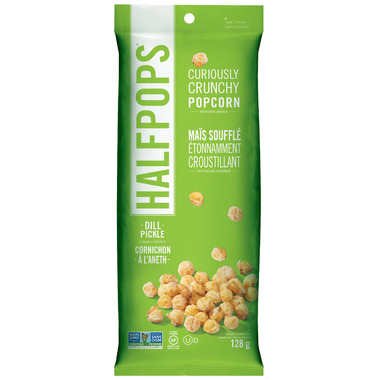 Halfpops Curiously Crunchy Popcorn Dill Pickle Halfpops Curiously Crunchy Popcorn Dill Pickle