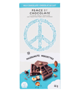 Peace by Chocolate Milk Chocolate with Hazelnuts Bar