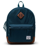 Herschel Supply Heritage Backpack Reflecting Pond and Saddle Brown