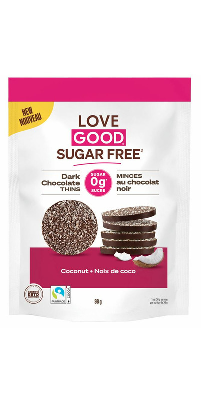 Buy Love Good Fats Dark Chocolate Thins with Coconut at Well.ca | Free ...