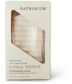 Bathorium Konjac Walnut Shell Exfoliating Body Sponge