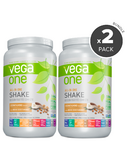 Vega One Ensemble de 2 paquets de mélange pour boissons protéinées complètes, coco-amande