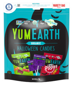 image of YumEarth Organic Halloween Candies Variety Bag  with sku:208972