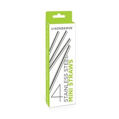 U-Konserve Stainless Steel Mini Straws Set U-Konserve Stainless Steel Mini Straws Set