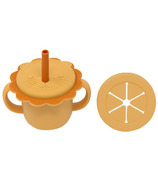 Glitter & Spice Grow with Me Silicone Cup Snack Set Leo the Lion