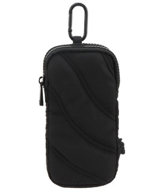 MYTAGALONGS Double Eye Glass Case With Carabiner Black