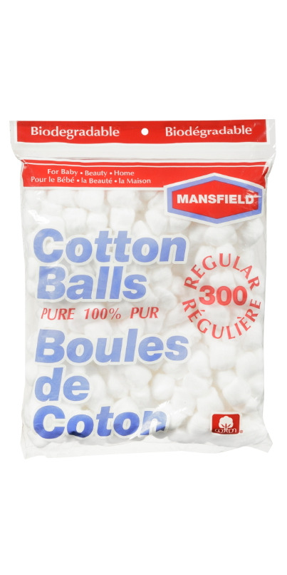 MANSFIELD COTTON BALLS JUMBO SIZE 100'S