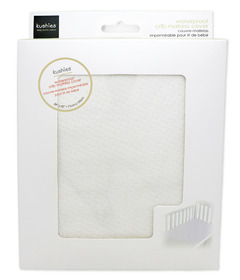 Kushies Crib Sheet Mattress Protector White