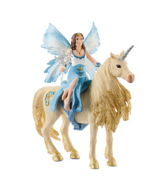 schleich Eyela Ride on Golden Unicorn