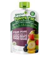 Sprout Organic Power Pak Pear with Superblend Berry Banana