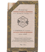 Crate 61 Organics Cocoa & Vanilla Espresso Bar Soap