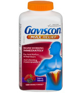 Gaviscon Max Relief Tablets Berry Blend