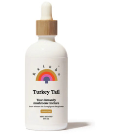Rainbo Turkey Tail Immunity Mushroom Tincture Alcohol-Free 