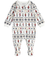 petit lem Sleeper The Nutcracker Fair Isle White