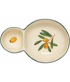 Now Designs By Danica Divided Dish Olive