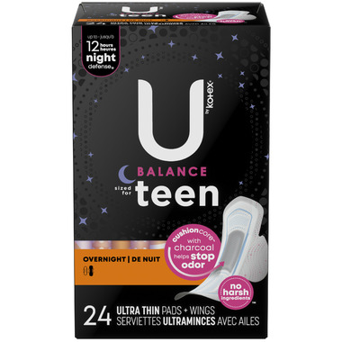 Buy U by Kotex Extra Overnight Pads Wing 10 Pack Online at Chemist  Warehouse®