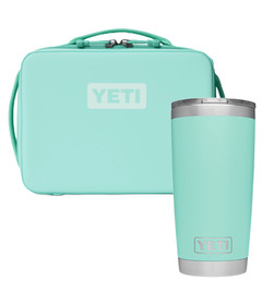 YETI Lunch Box & Tumbler Seafoam Bundle