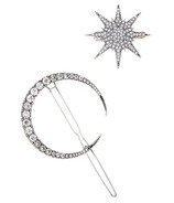 Kristin Ess Hair Star & Moon Clip Set