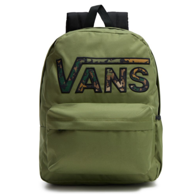 Buy Vans Realm Flying V Youth Backpack In Loden Green at