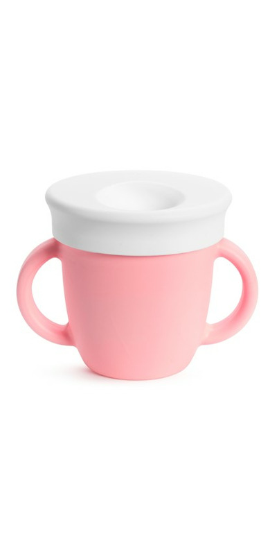 Nip 35100 Trainer Cup, Tazza Per L'apprendimento Per Bambini Dai 9 Mesi, Arancione, Beccuccio Antigoccia, Coperchio A Prova Di Perdite