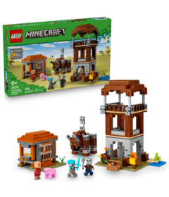 LEGO Minecraft The Pillager Outpost and Ravager Gamer Building Toy Gift
